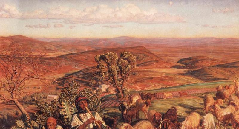 William Holman Hunt The Plain of Esdraelon from the Heights above Nazareth China oil painting art